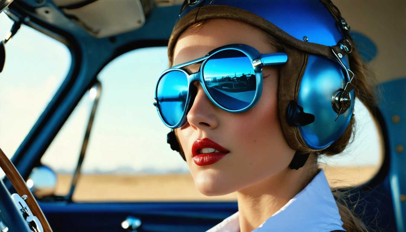 aviator Pin Up